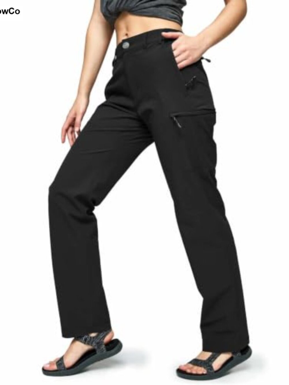 Quick Dry Hiking Pants with 6 Pockets Lightweight Ripstop Nylon Outdoor